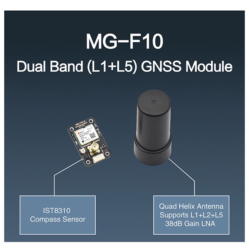 Smart-MG-F10 Dual Band (L1+L5) - Drone Compass incelemesi ve fiyatı
