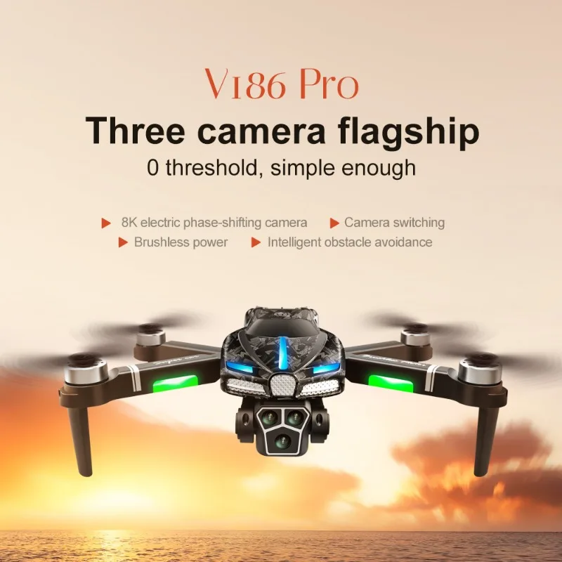 New V186 Pro Drone Professiona - Drone Gimbal incelemesi ve fiyatı