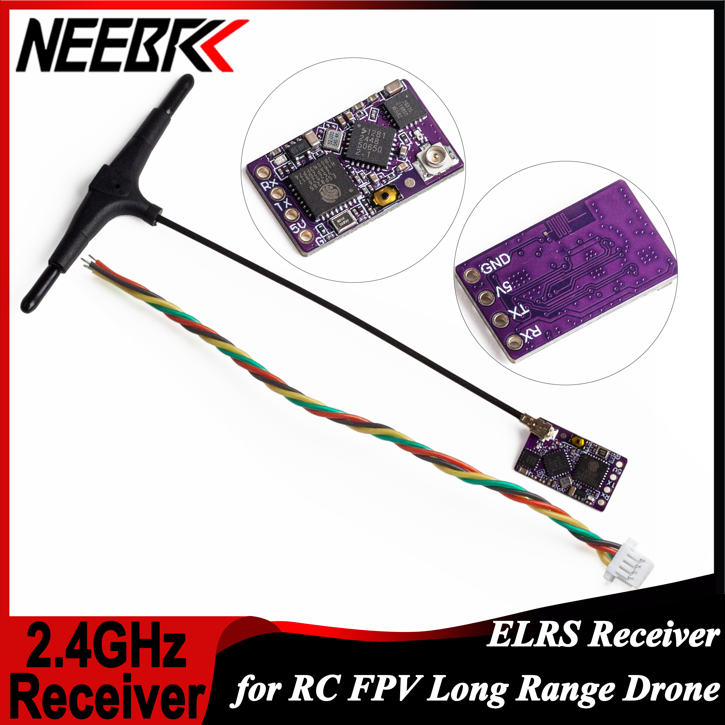 1/2/5/10PCS ELRS 2.4GHz RX Lon - Drone Antenna incelemesi ve fiyatı