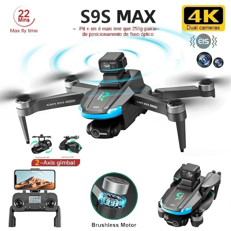 NEW S9S MAX MINI Drone 4K 2-Ax - Drone Gps Module incelemesi ve fiyatı