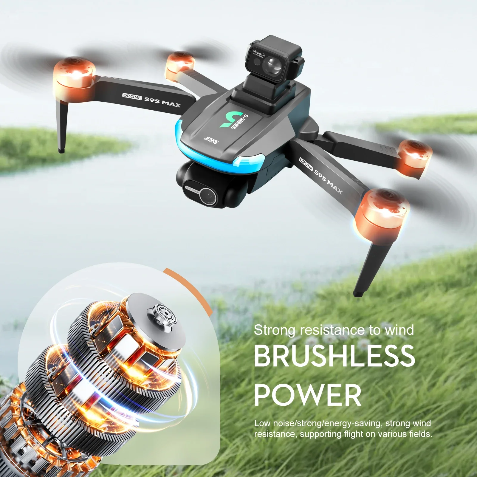NEW S9S MAX MINI Drone 4K 2-Ax - Drone Gps Module incelemesi ve fiyatı