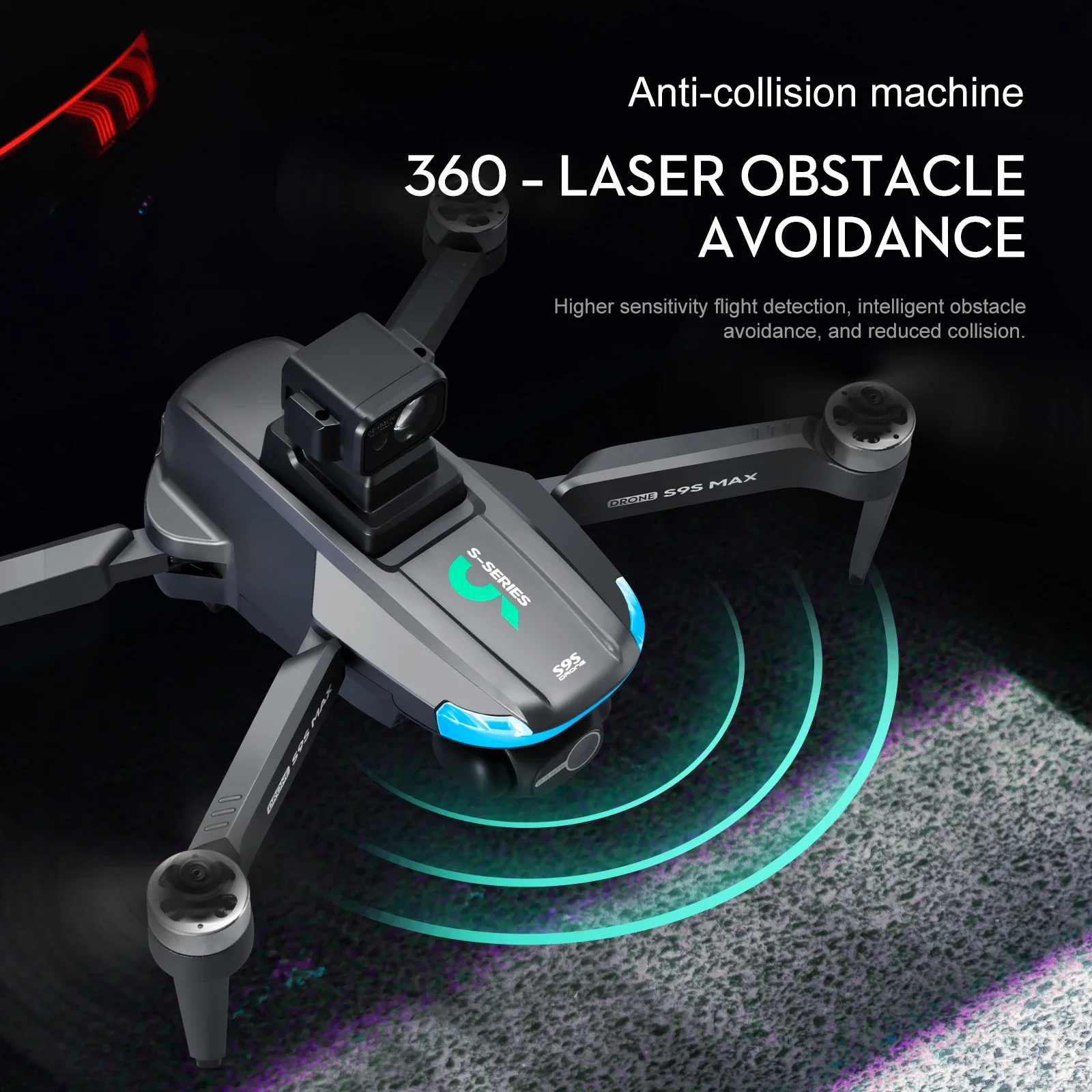 NEW S9S MAX MINI Drone 4K 2-Ax - Drone Gps Module incelemesi ve fiyatı
