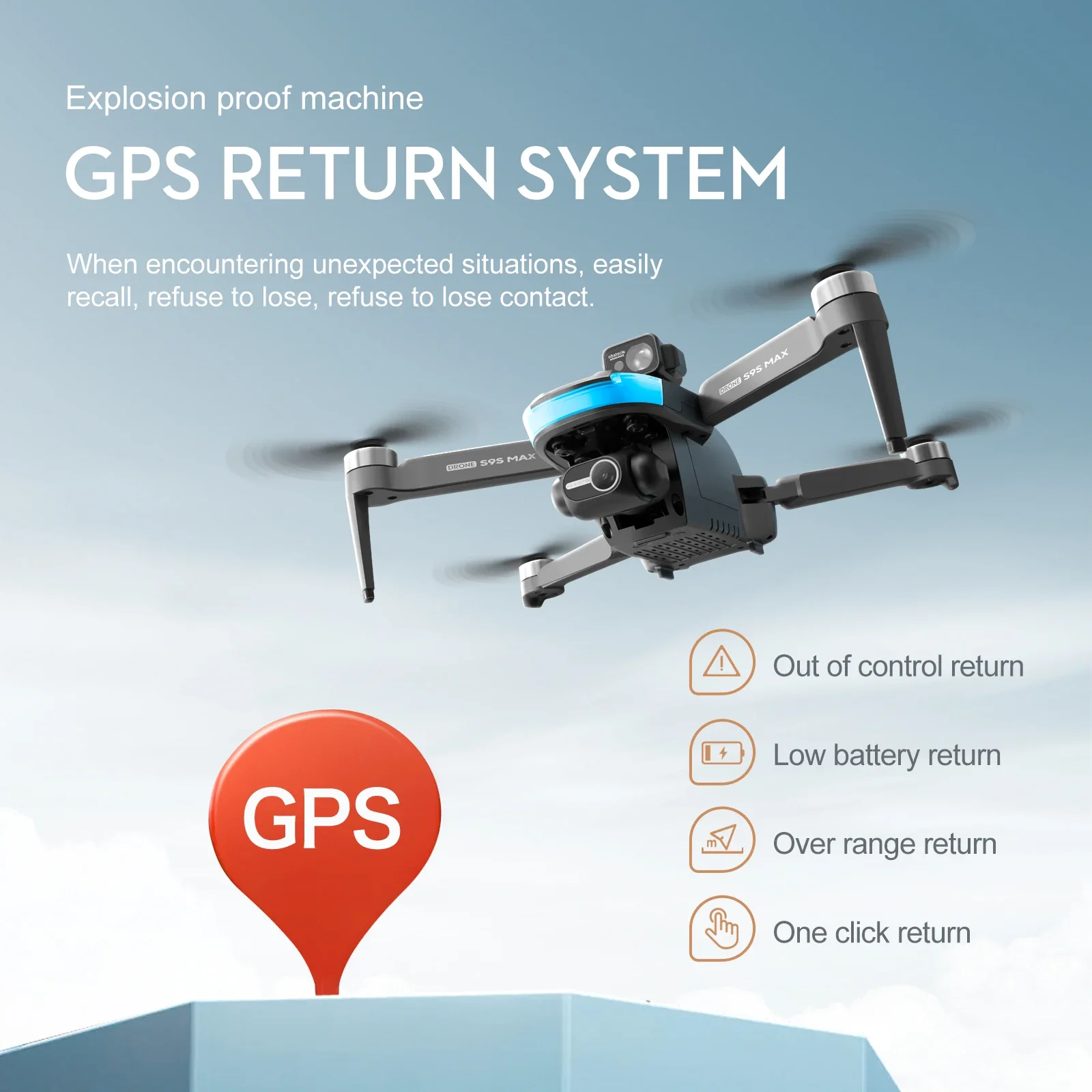 NEW S9S MAX MINI Drone 4K 2-Ax - Drone Gps Module incelemesi ve fiyatı