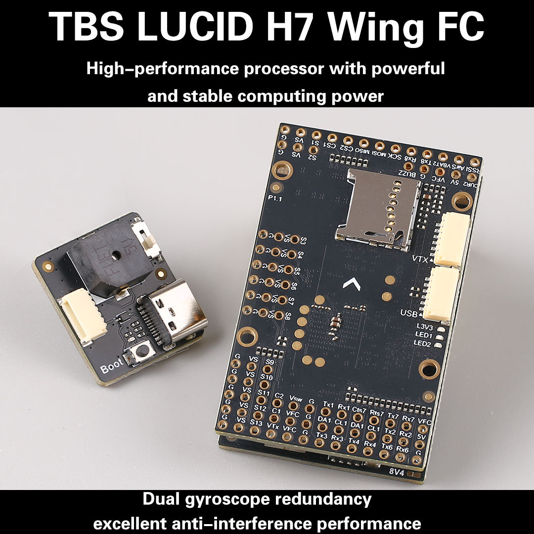 TBS LUCID H7 WING FC Dual Gyro - Drone Flight Controller incelemesi ve fiyatı