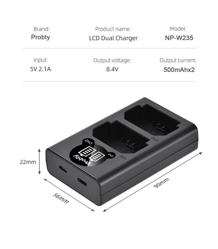 2200mAh NP-W235 NP W235 Batter - Drone Battery incelemesi ve fiyatı