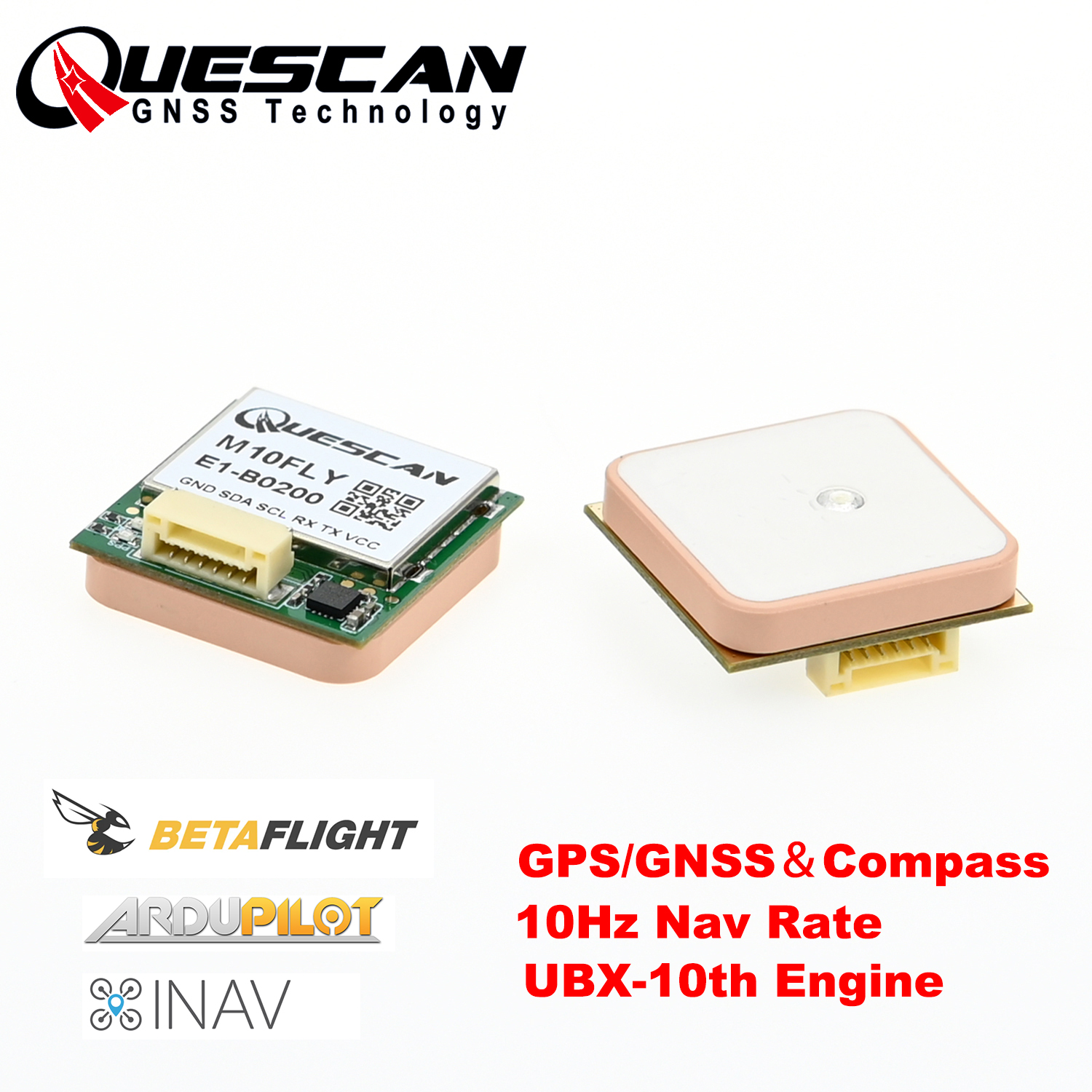 Quescan 25mm*25mm M10FLY 10Hz  - Drone Gps Module incelemesi ve fiyatı