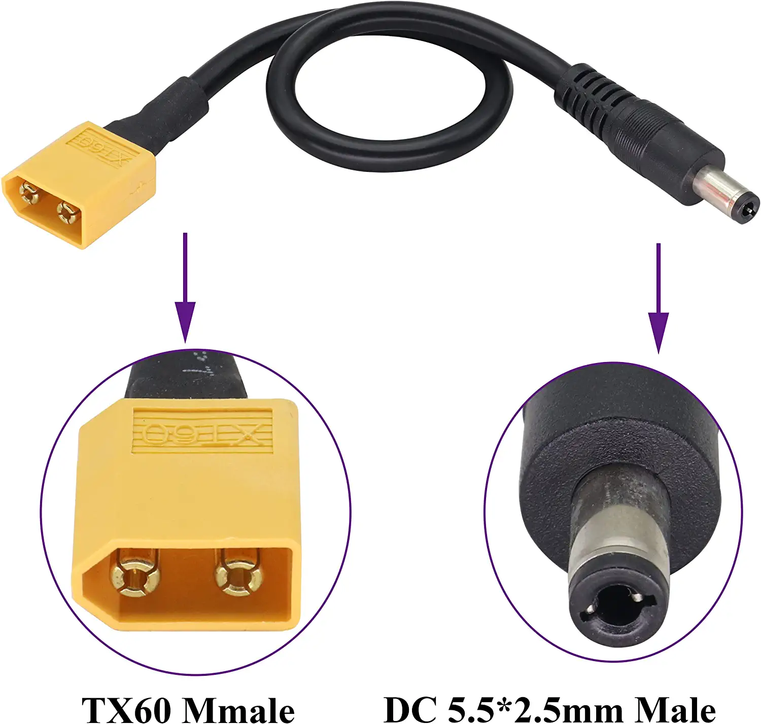 XT60 Adapter Cable XT60 Male t - Drone Compass incelemesi ve fiyatı