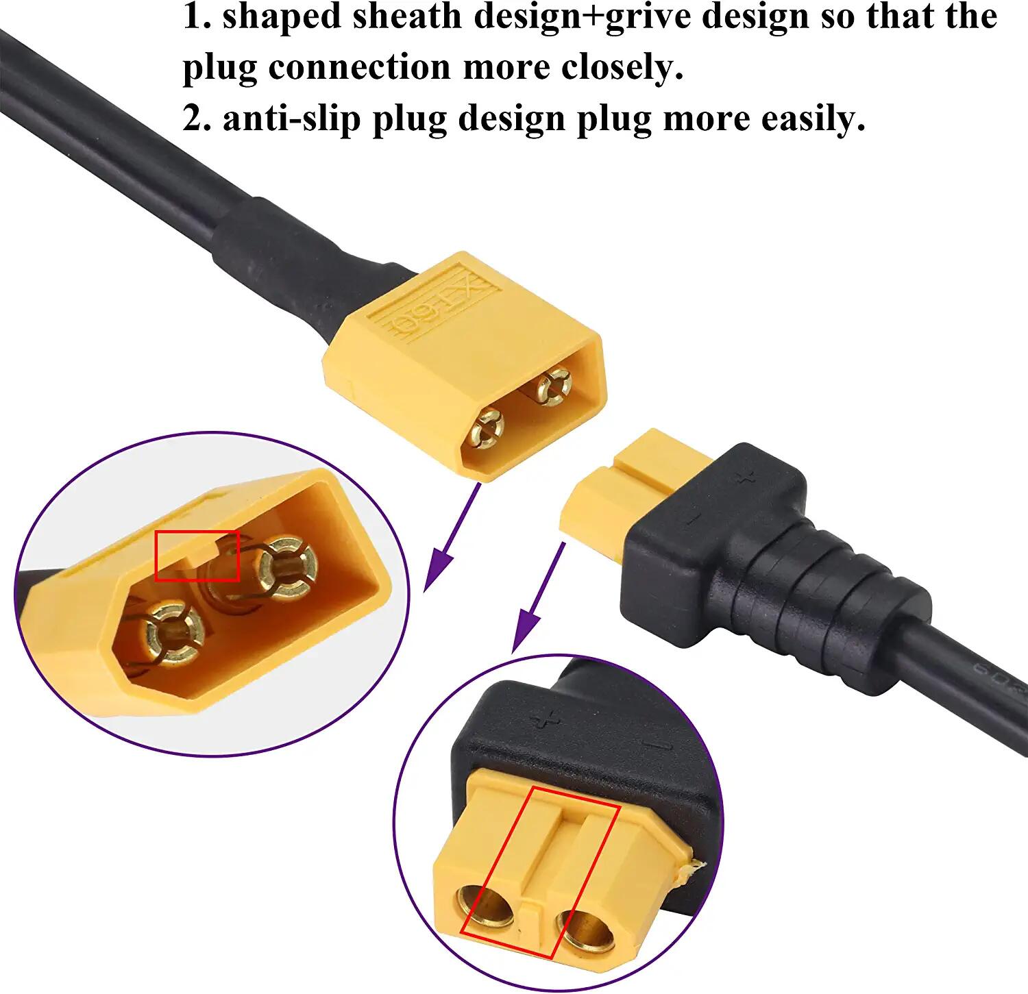 XT60 Adapter Cable XT60 Male t - Drone Compass incelemesi ve fiyatı