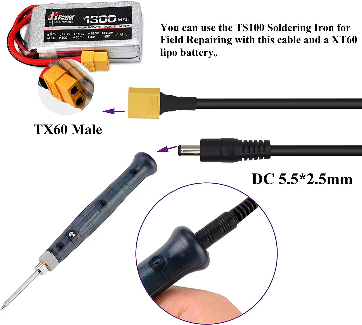 XT60 Adapter Cable XT60 Male t - Drone Compass incelemesi ve fiyatı