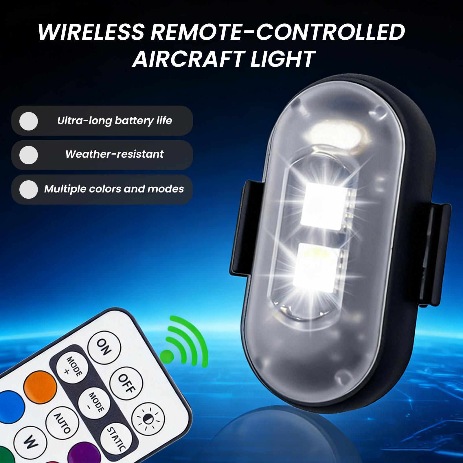 2/4/6PCS Wireless LED Strobe L - Drone Led Light incelemesi ve fiyatı