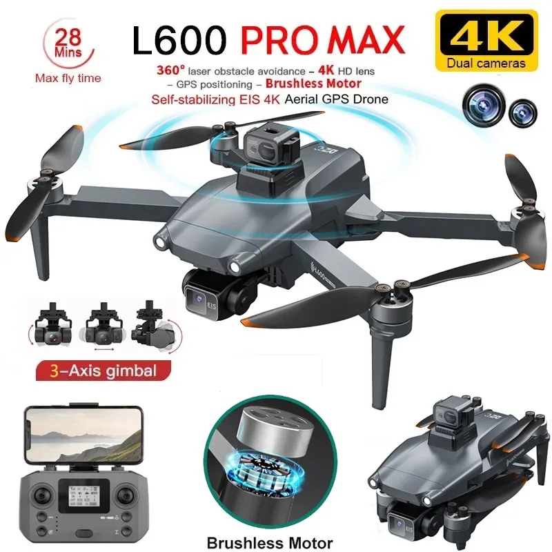L600 PRO MAX GPS Drone Profess - Drone Gimbal incelemesi ve fiyatı