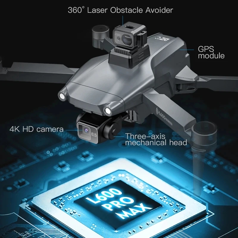 L600 PRO MAX GPS Drone Profess - Drone Gimbal incelemesi ve fiyatı