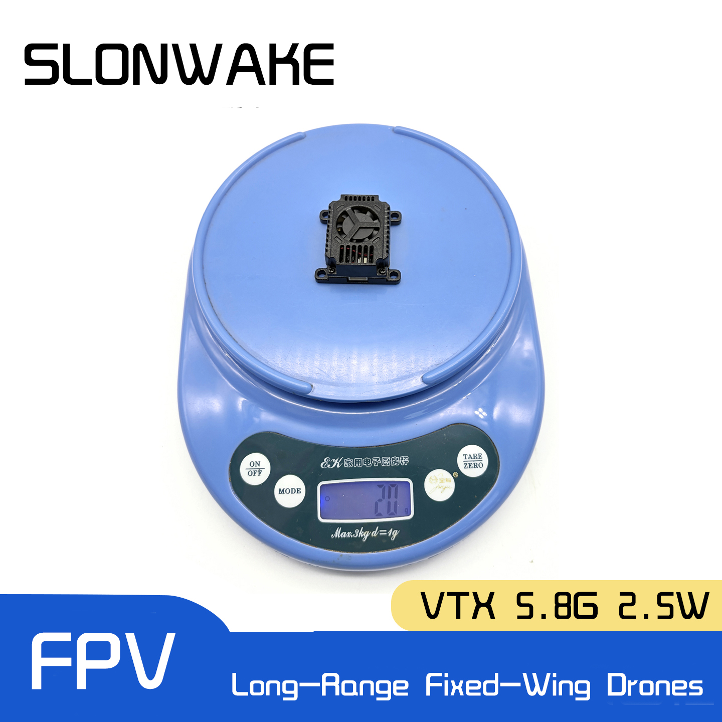 SLONWAKE 5.8G 48CH FPV Transmi - Drone Frame incelemesi ve fiyatı