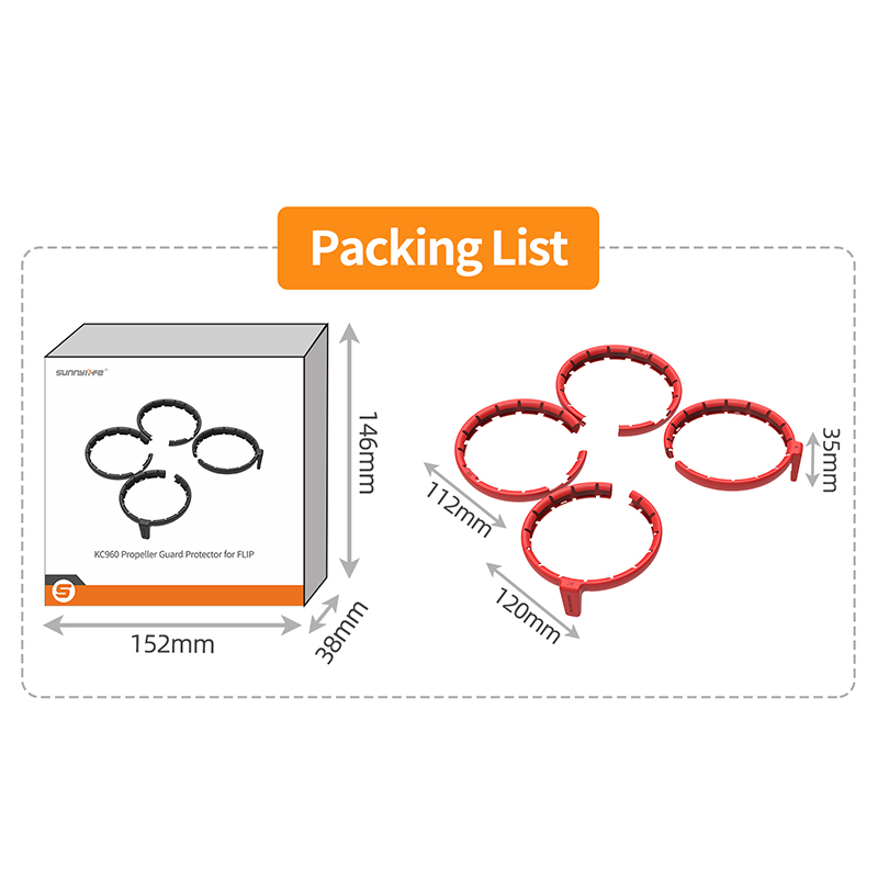 For DJI Flip Drone Propeller G - Drone Propeller Guard incelemesi ve fiyatı