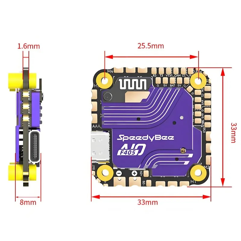 SpeedyBee F405 AIO Flight Cont - Drone Esc incelemesi ve fiyatı