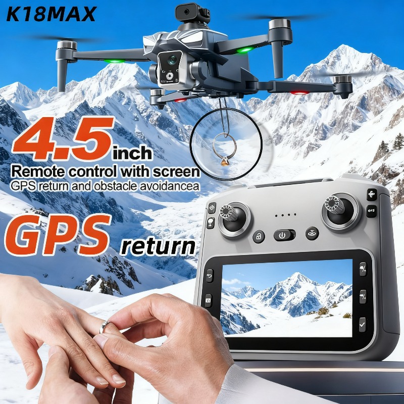 K18MAX 5G GPS Folding Drone, 8 - Drone Gps Mount incelemesi ve fiyatı