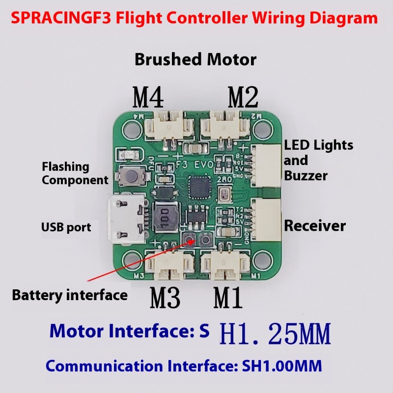 SP RACING F3 EVO Brushed Fligh - Drone Flight Controller incelemesi ve fiyatı