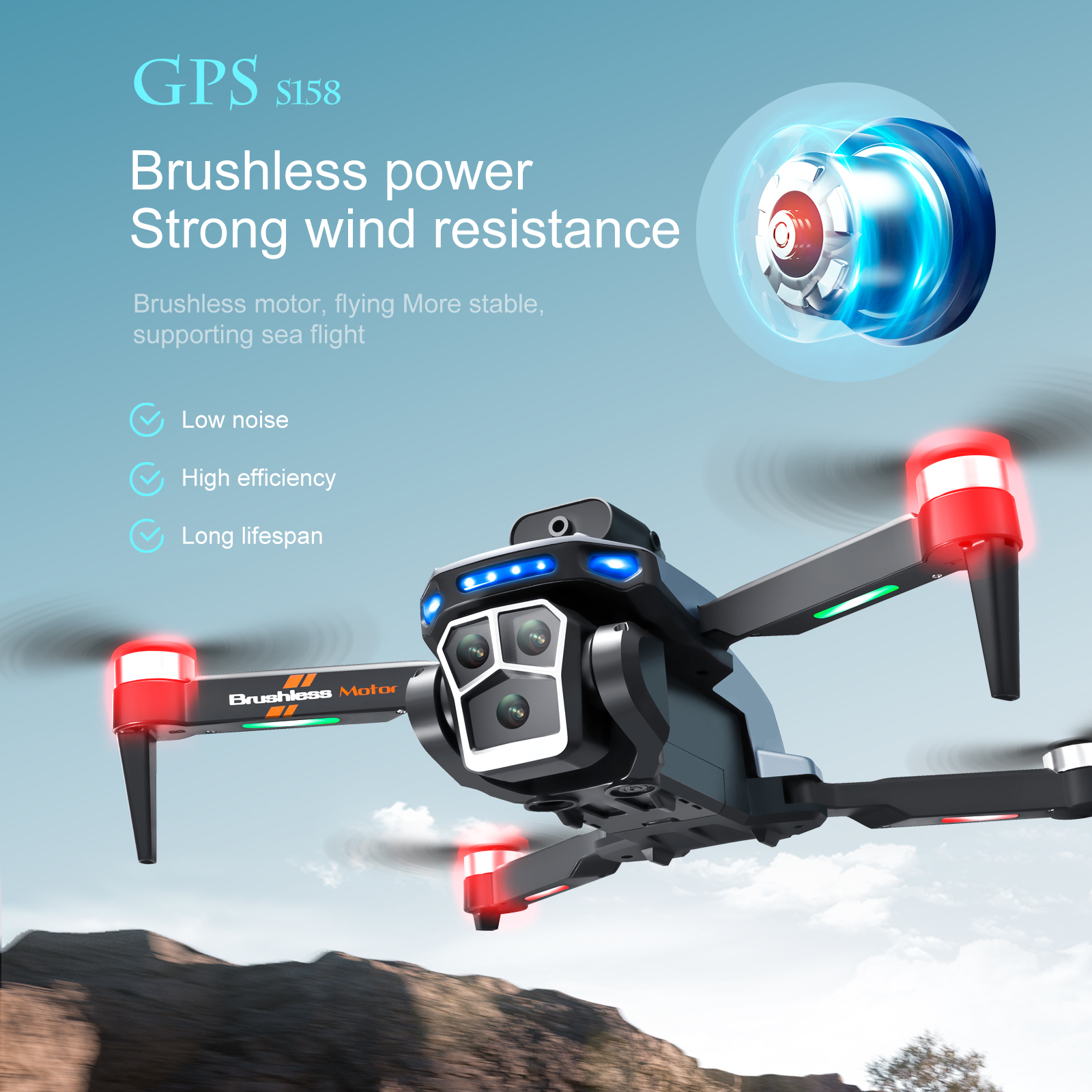 ZNLYRION Foldable GPS Drone S1 - Drone Gps Mount incelemesi ve fiyatı