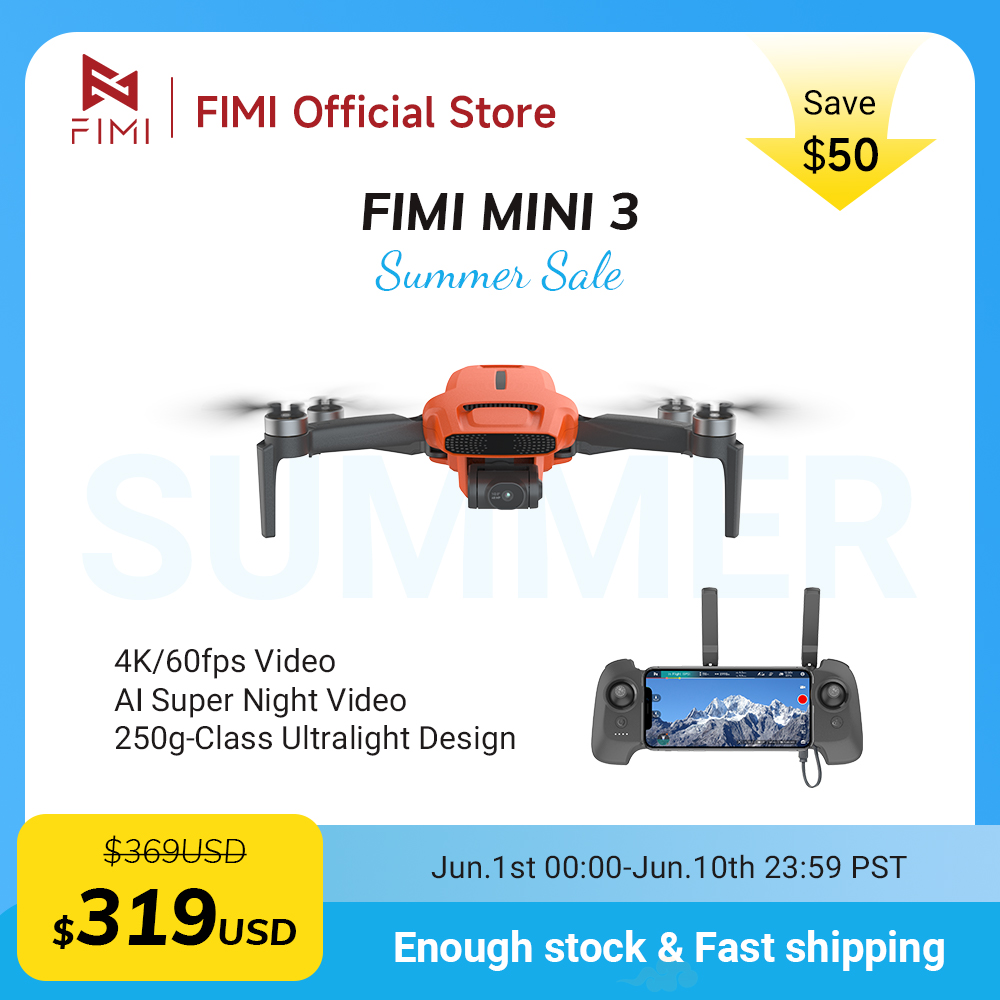 FIMI MINI 3 Camere drone 4K 60 - Drone Gps Module incelemesi ve fiyatı