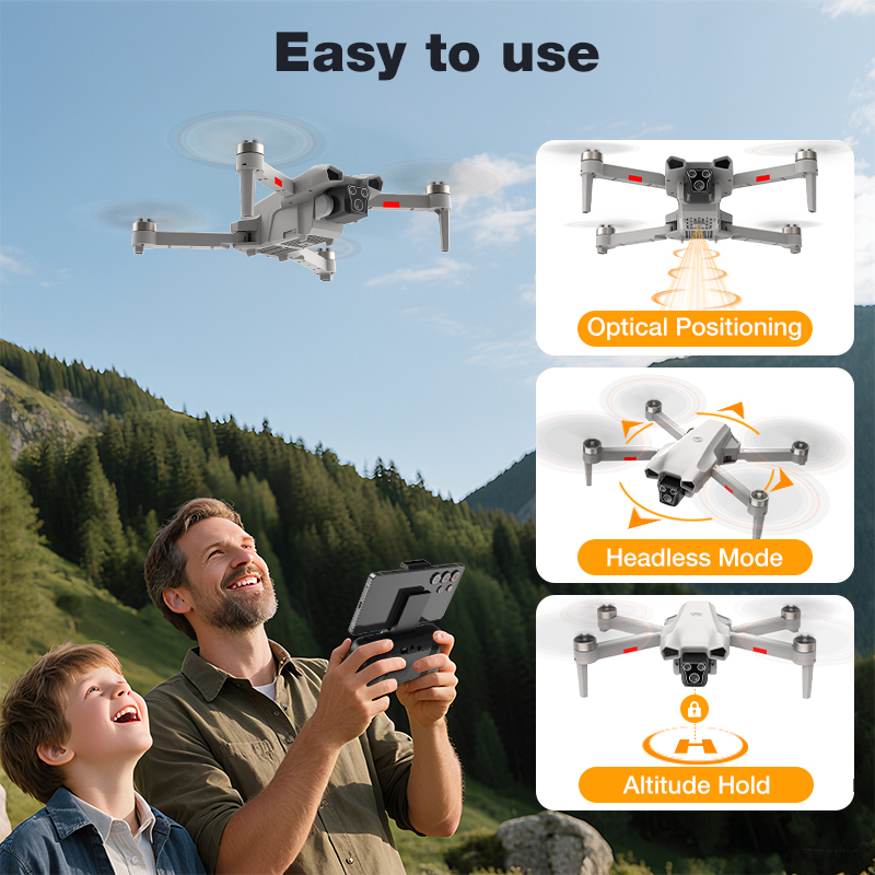 NEW Hot L017 Pro Drone Brushle - Drone Gps Module incelemesi ve fiyatı
