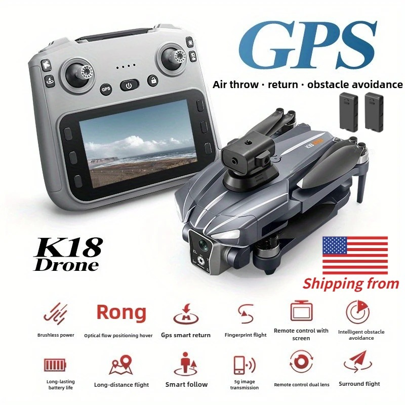 K18MAX 5G GPS Folding Drone, 8 - Drone Gps Mount incelemesi ve fiyatı