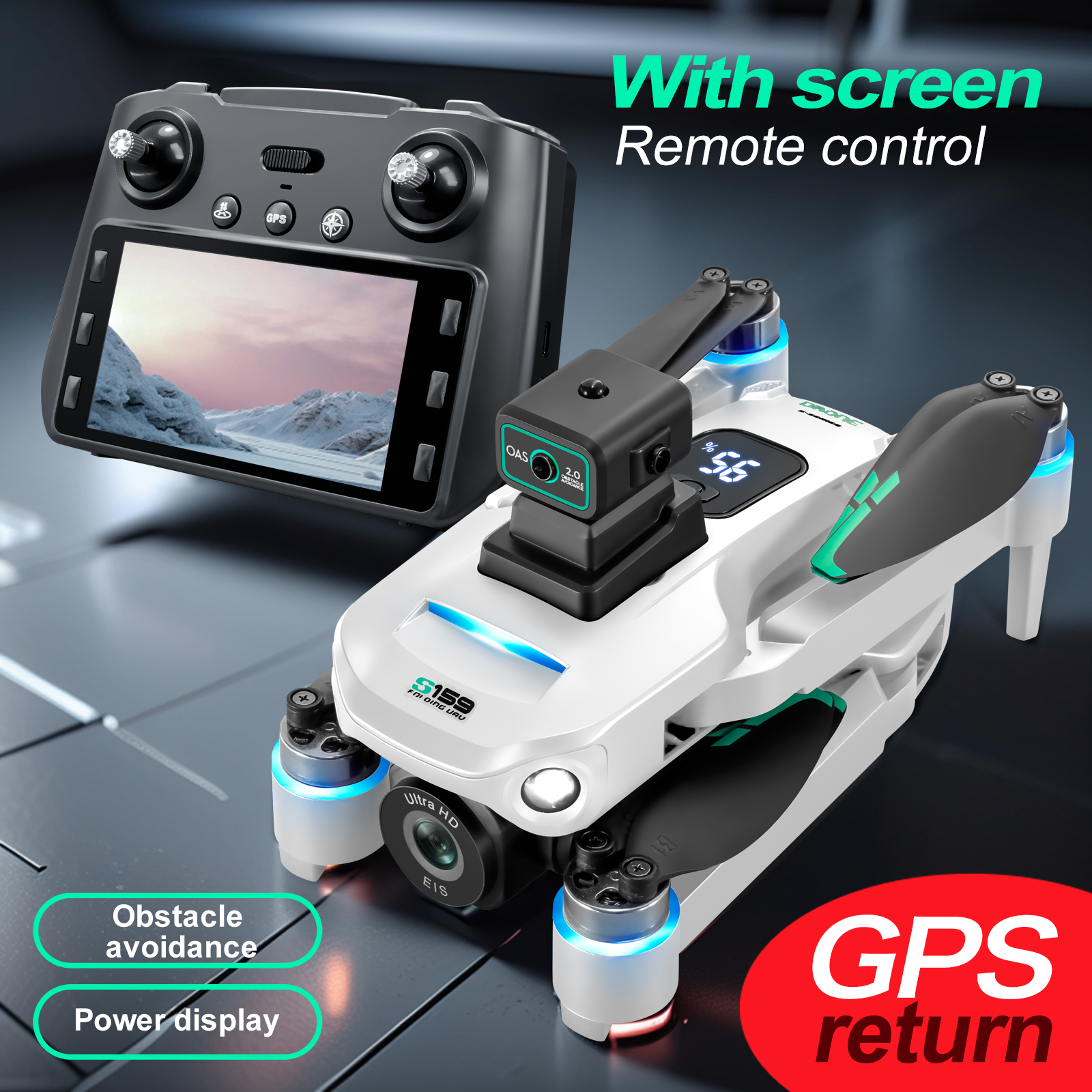 S159 GPS Drone 4K Profesional  - Drone Gps Module incelemesi ve fiyatı