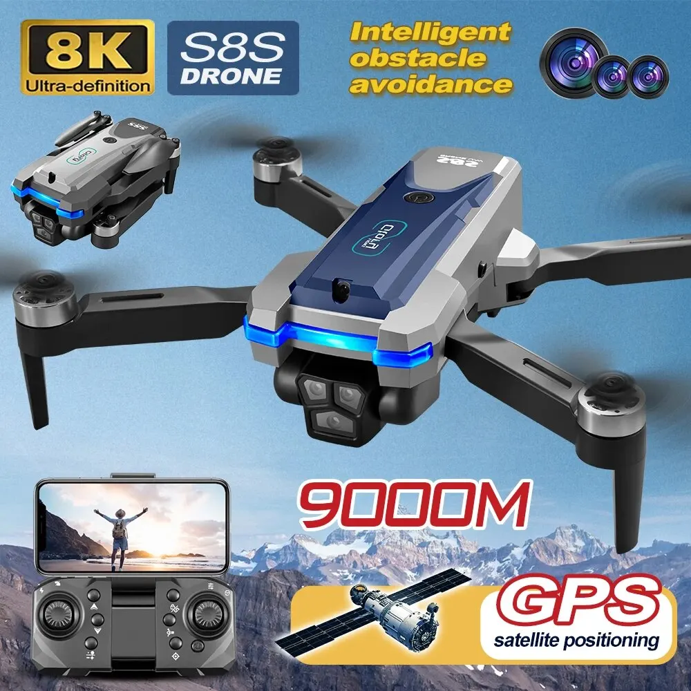 S8S GPS Drone 5G Wifi 8K HD Du - Drone Gps Mount incelemesi ve fiyatı